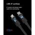 Belkin Connect USB4 Cable (4ft/1.2M Power Cable), USB-C to USB-C Cable w/ 240W Power Delivery + 20Gbps - USB4 Compliant Power Cable, Compatible with MacBook, Windows, Chromebook, & More - Black
